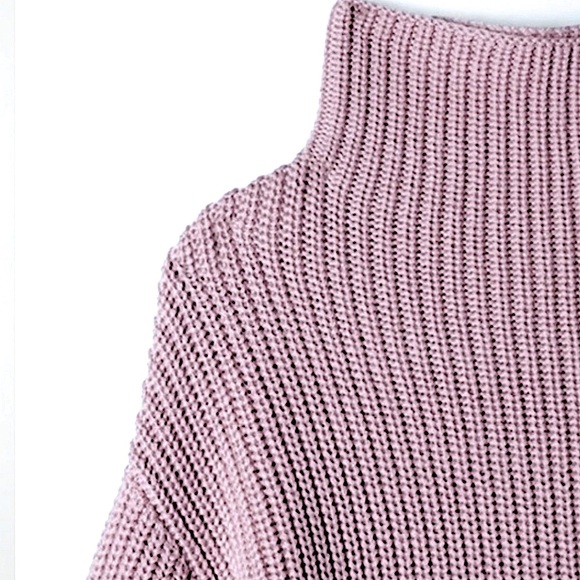 Aritzia Wilfred Montpellier Turtleneck in Neutral Rose Lilac Size Small - Picture 4 of 16